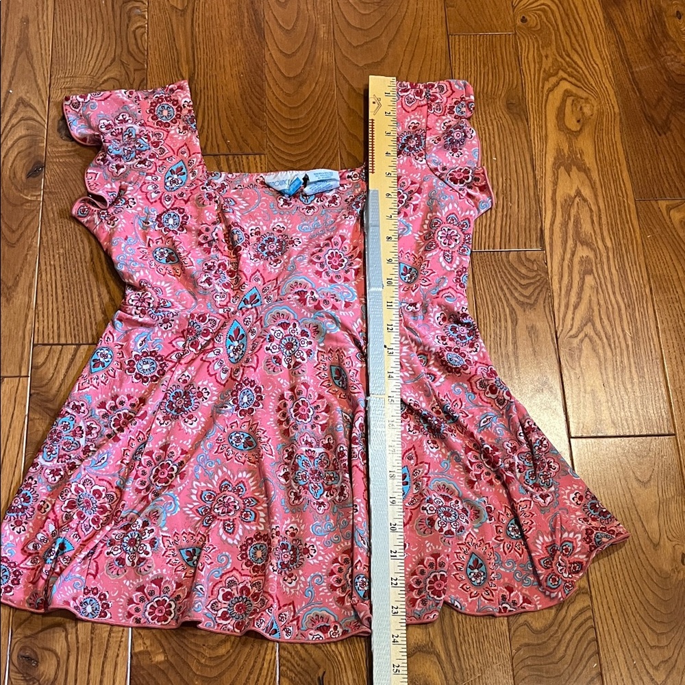 Announcements Maternity Womens Floral paisley Square-Neck Top in Coral Pink - Picture 9 of 11